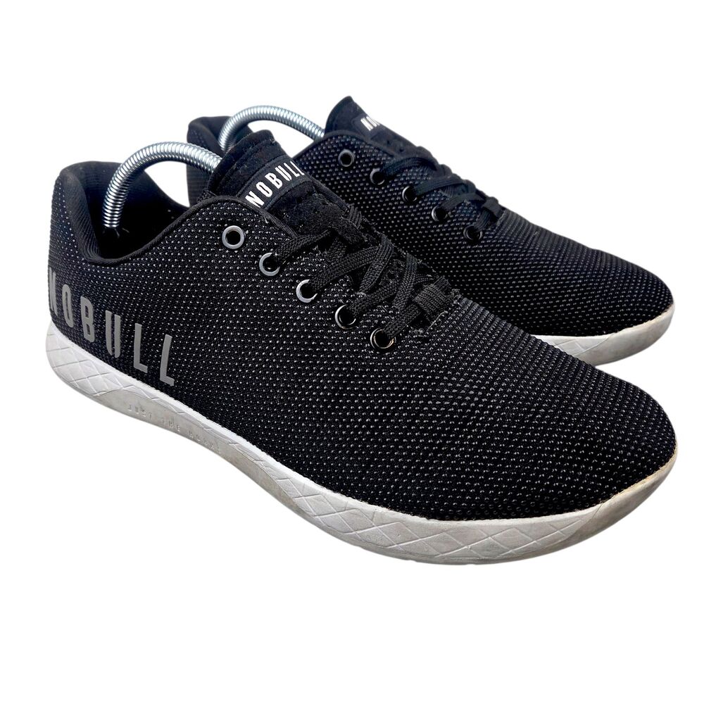 NoBull Trainers Crossfit Gym Sneakers Shoes Lace Up Low Top Black Mens Size 10.5
